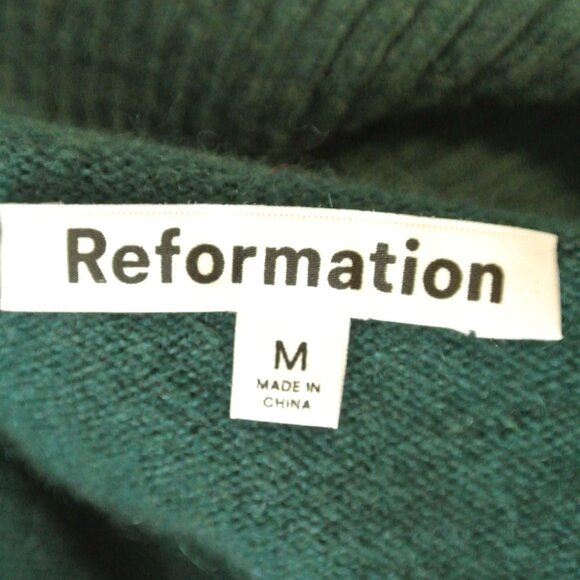 NEW Reformation Arco Cashmere Sleeveless Turtleneck Sweater M#2182 - Picture 7 of 10